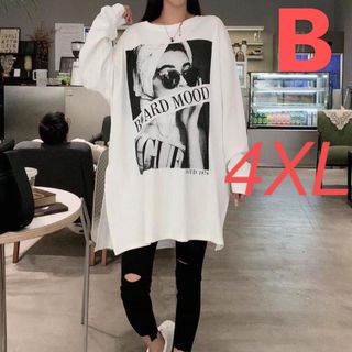 LUDA332レディース ロングTシャツ 春秋 ロング ゆったり 大きいサイズ(Tシャツ(半袖/袖なし))