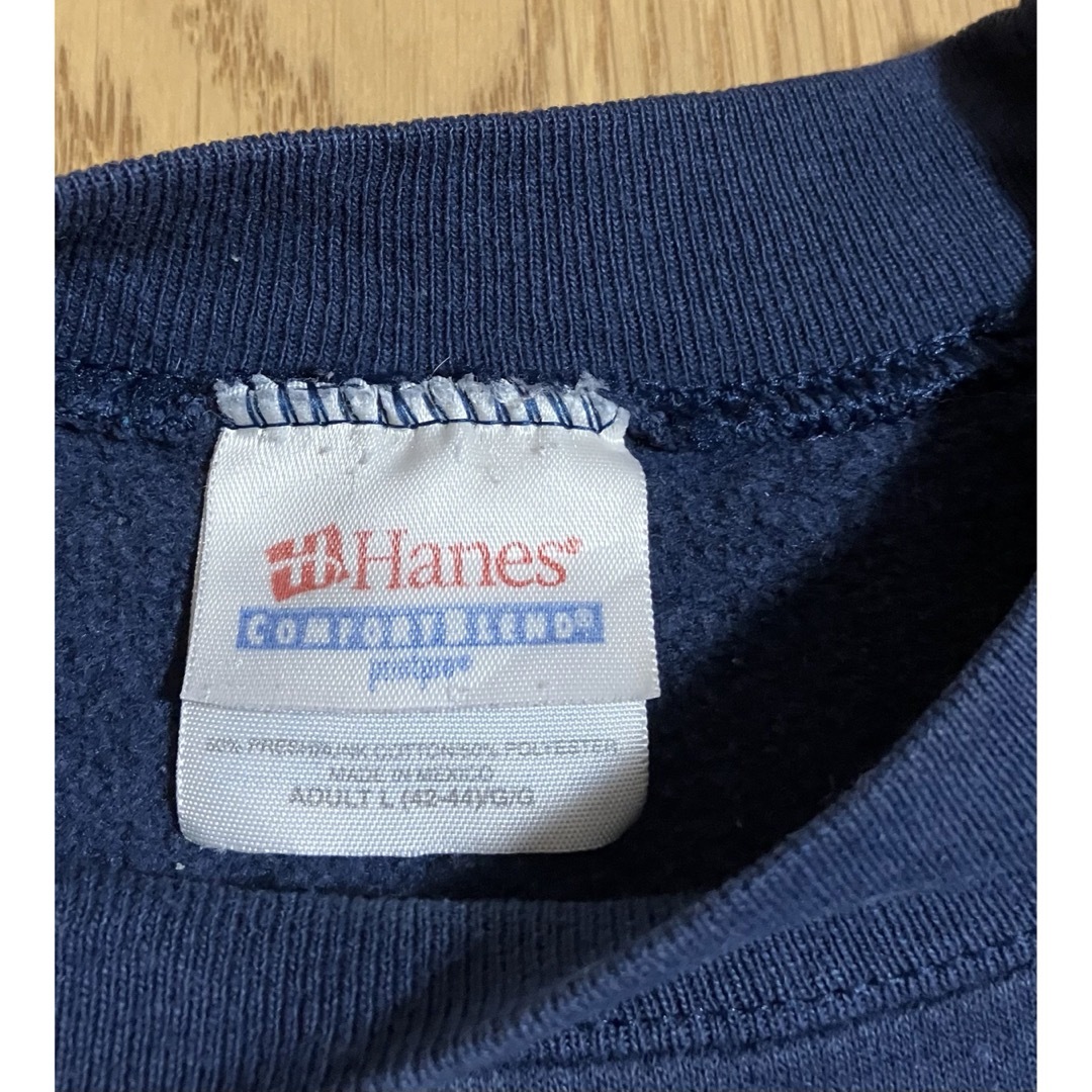 Hanes(ヘインズ)のヘインズ  printpro ford 企業ロゴ スウェット ネイビー メンズのトップス(スウェット)の商品写真