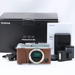 フジフイルム(富士フイルム)のFUJIFILM X-E3 ボディ ブラウン(ミラーレス一眼)