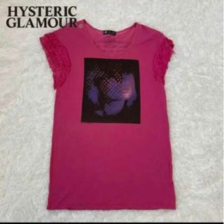 ヒステリックグラマー(HYSTERIC GLAMOUR)のヒステリックグラマー　Tシャツ　ワンピース　ピンク　ウォーホル(Tシャツ(半袖/袖なし))