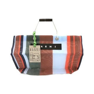 マルニ(Marni)のマルニ MARNI ストライプ柄ナイロントートバッグ    レディース(トートバッグ)