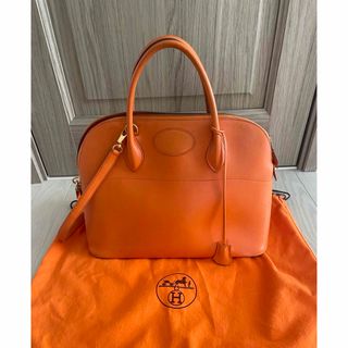 エルメス(Hermes)のHERMES エルメス　ボリード35  オレンジ(ショルダーバッグ)