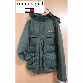 トミーガール(tommy girl)のTommy Girl カーキ ダウンジャケット ダウン70%　M トミーガール(ダウンジャケット)