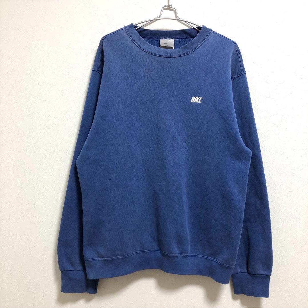希少!! USA製 NIKE ナイキ 裏起毛 刺繍ロゴ スウェット メンズM 希少!! USA製 NIKE ナイキ 裏起毛 刺繍ロゴ スウェット メンズM