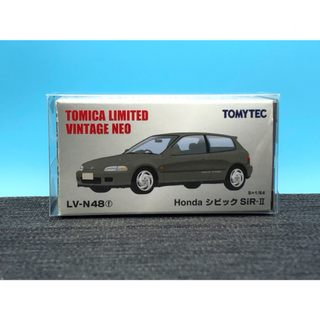 タカラトミー(Takara Tomy)のトミカリミテッドヴィンテージ　N48f シビックSiR-Ⅱ グレーメタリック(ミニカー)