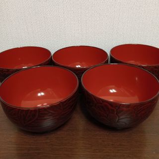 お椀　漆器(食器)