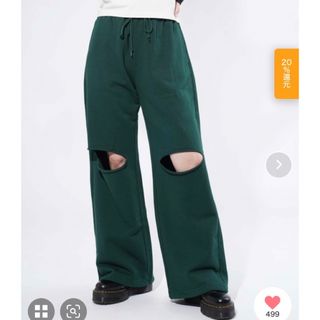 エックスガール(X-girl)のX-girl/KNEE SLIT SWEAT PANTS(その他)