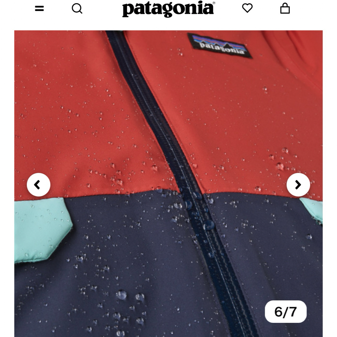 patagonia(パタゴニア)のパタゴニアキッズ　スノーパイルジャケット キッズ/ベビー/マタニティのキッズ服男の子用(90cm~)(コート)の商品写真