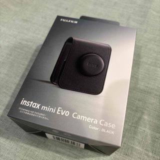 フジフイルム(富士フイルム)の富士フイルム instax mini Evo カメラケース ブラック(1個)(ケース/バッグ)