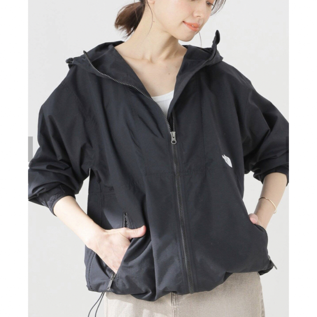 THE NORTH FACE(ザノースフェイス)の新品タグ付き♡ザノースフェイス コンパクトジャケットM ✽ black レディースのジャケット/アウター(ナイロンジャケット)の商品写真