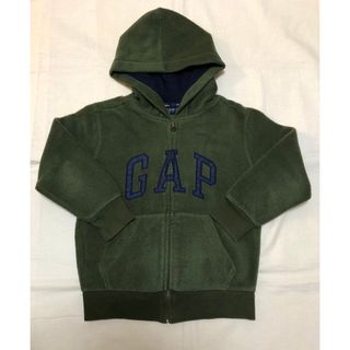 ギャップキッズ(GAP Kids)のキッズ　ギャップ　フリースパーカー　110 カーキ(カーディガン)