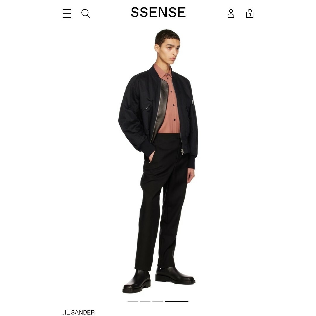 JIL SANDER - 新品 PR02 22 ジルサンダー ロングリブ ボンバー JIL SANDER - 新品 PR02 22 ジルサンダー ロングリブ ボンバー