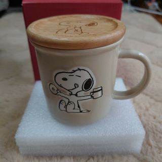 【新品未使用品】スヌーピー　SNOOPY　2way マグカップ＆コースター(食器)