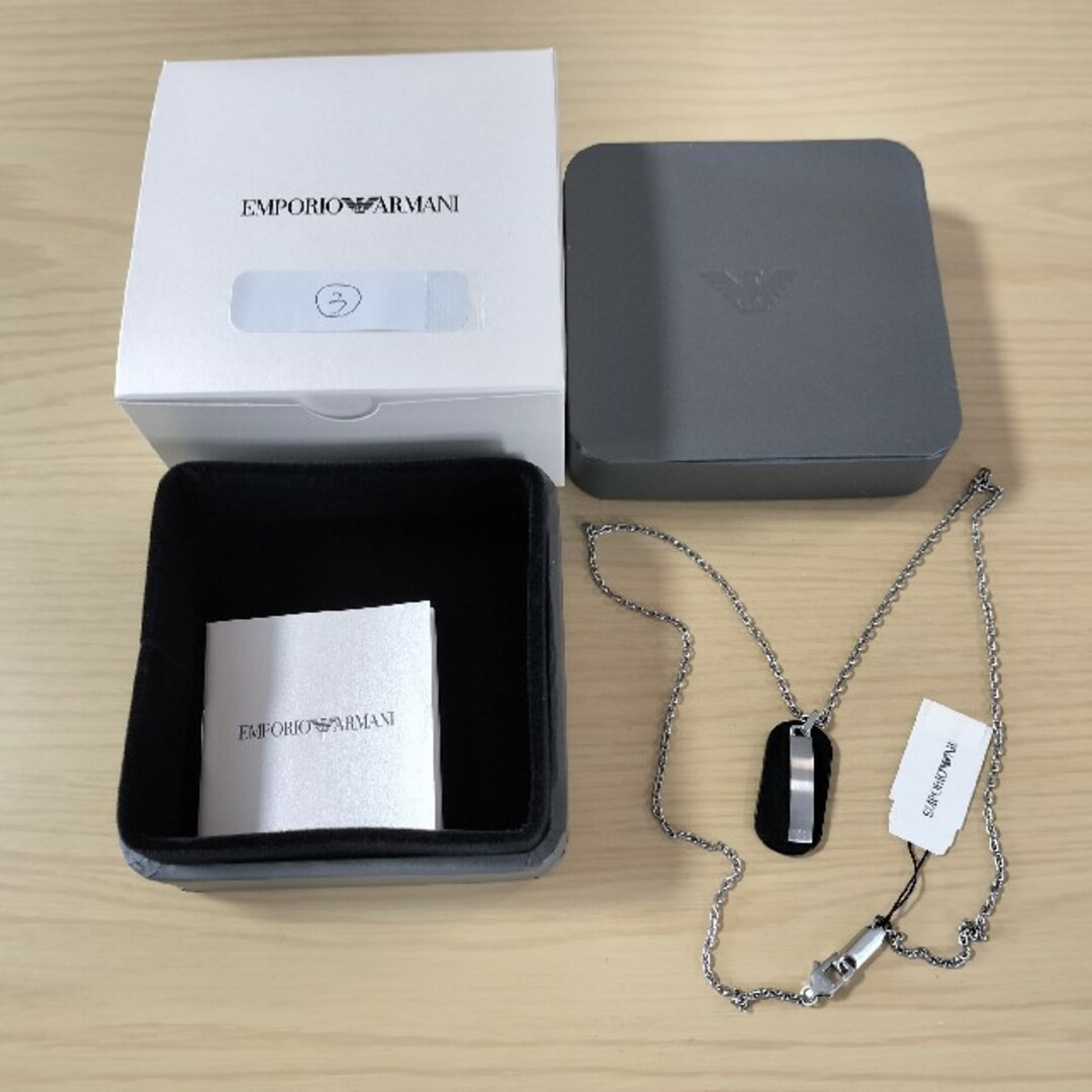 EMPORIO ARMANI - 新品エンポリオアルマーニ ネックレスの通販 EMPORIO ARMANI - 新品エンポリオアルマーニ ネックレスの通販