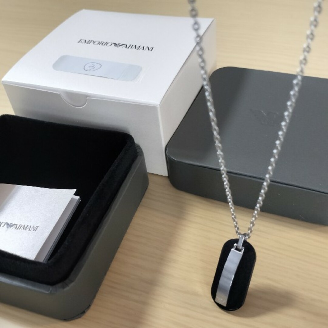EMPORIO ARMANI - 新品エンポリオアルマーニ ネックレスの通販 EMPORIO ARMANI - 新品エンポリオアルマーニ ネックレスの通販