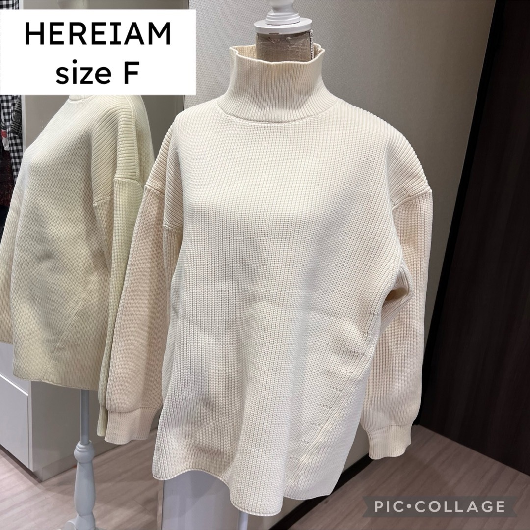 BAYFLOW(ベイフロー)のHEREIAM へレイアム　オフホワイトニット レディースのトップス(ニット/セーター)の商品写真