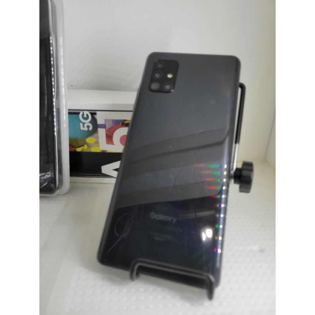 Galaxy A51 5G ブラック　128GB/6GB スマホ/家電/カメラのスマートフォン/携帯電話(スマートフォン本体)の商品写真