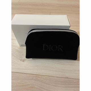 ディオール(Dior)のディオール　化粧ポーチ　ブラックポーチ　ノベルティ(ノベルティグッズ)