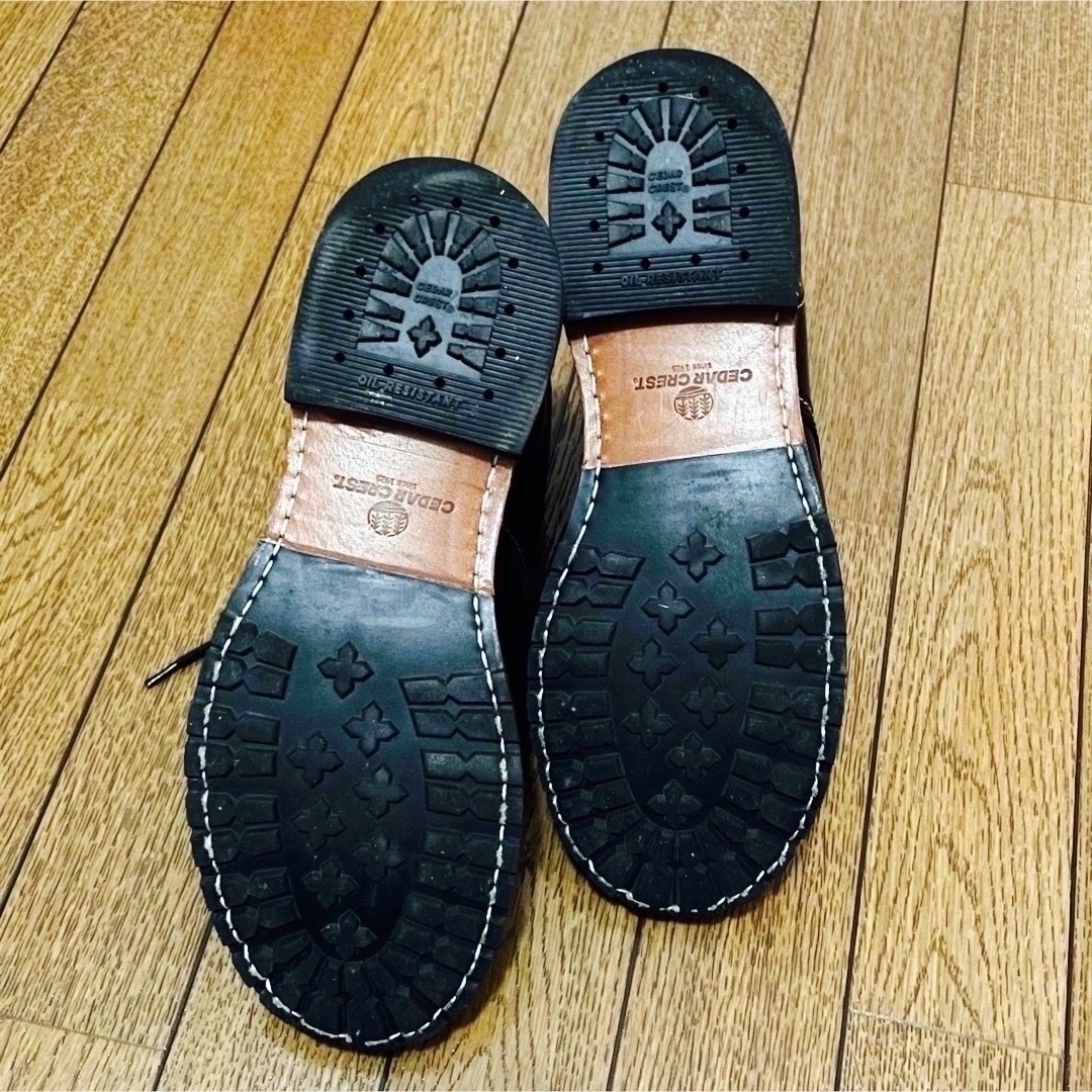 CEDAR CREST(セダークレスト)のCEDAR CREST 靴　本革　ブーツ　US8 ( 26.0 cm ) 未使用 メンズの靴/シューズ(ブーツ)の商品写真