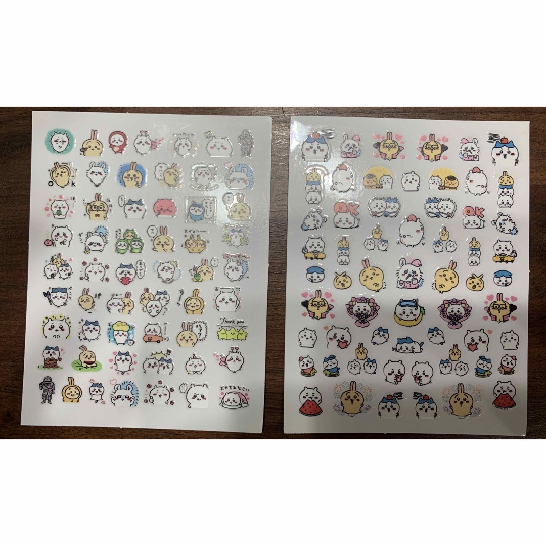 ちいかわ ネイルシール ネイル シール モモンガ ハチワレ うさぎ コスメ/美容のネイル(ネイル用品)の商品写真
