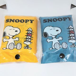 スヌーピー(SNOOPY)のスヌーピー ポーチ付きエコバッグ 2個(エコバッグ)