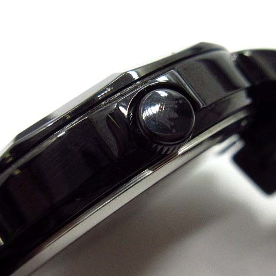 other(アザー)のオレヴス OLEVS 腕時計 ウォッチ カットガラス クォーツ カレンダー 黒 メンズの時計(腕時計(アナログ))の商品写真