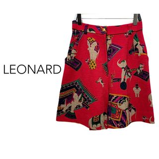 レオナール(LEONARD)のLEONARD SPORT  サーカス ゾウ 総柄 カジュアル パンツ(カジュアルパンツ)