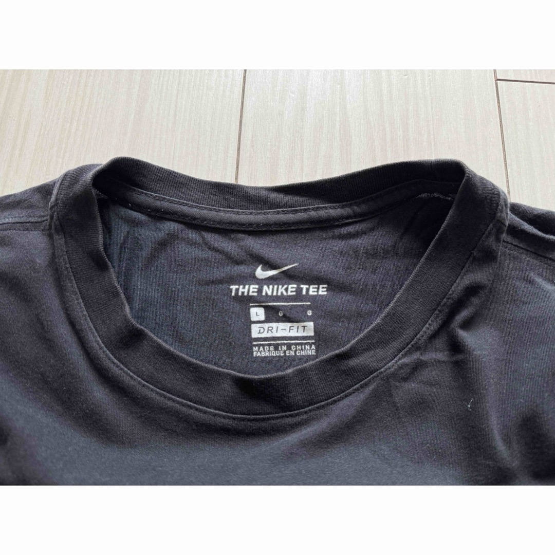 NIKE(ナイキ)のNIKE  JUST DO IT.   Tシャツ　Lサイズ　ブラック メンズのトップス(Tシャツ/カットソー(半袖/袖なし))の商品写真