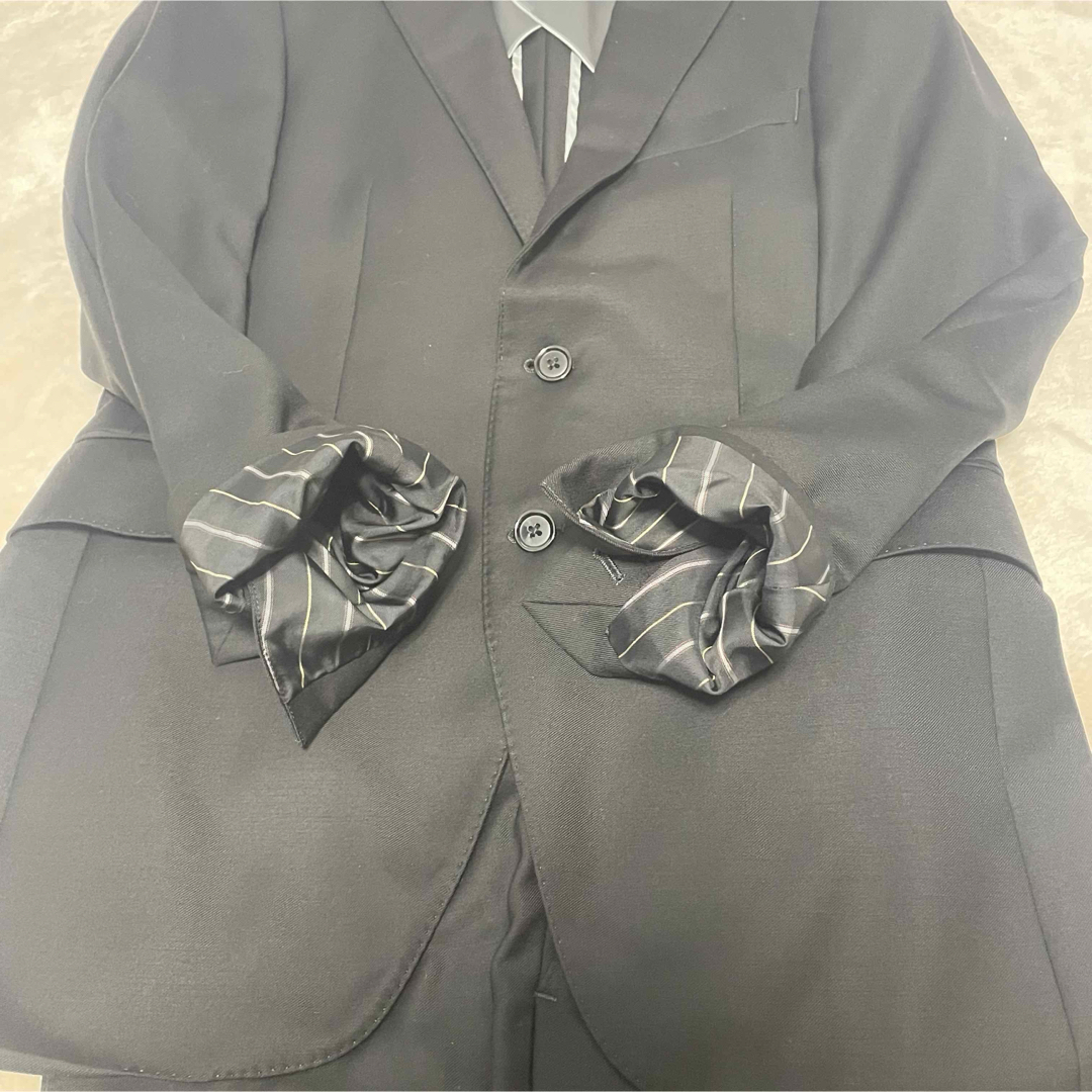 THE SUIT COMPANY(スーツカンパニー)の★美品★スーツカンパニー　礼服　ウルトラブラック　super100's  黒 メンズのスーツ(セットアップ)の商品写真