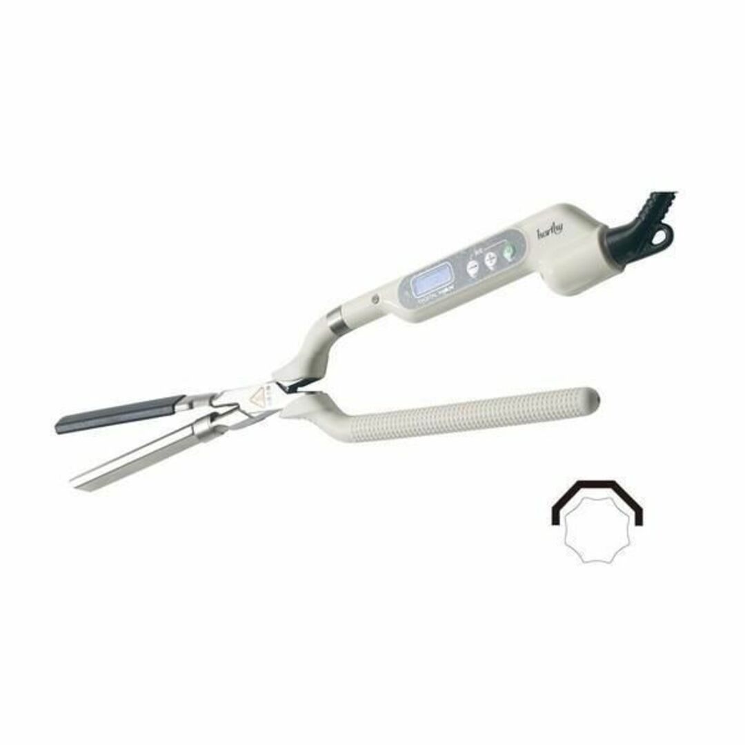 デジタルMAXアイロン　ファジー　8角　8mm　新品　パンチ　パーマ　ニグロ
