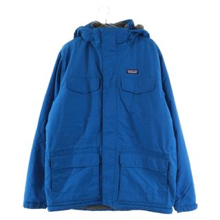 パタゴニア(patagonia)のPATAGONIA パタゴニア Isthmus Parka ロゴ刺繍 フーデッドナイロンジャケット STY27021FA17 ブルー(ナイロンジャケット)