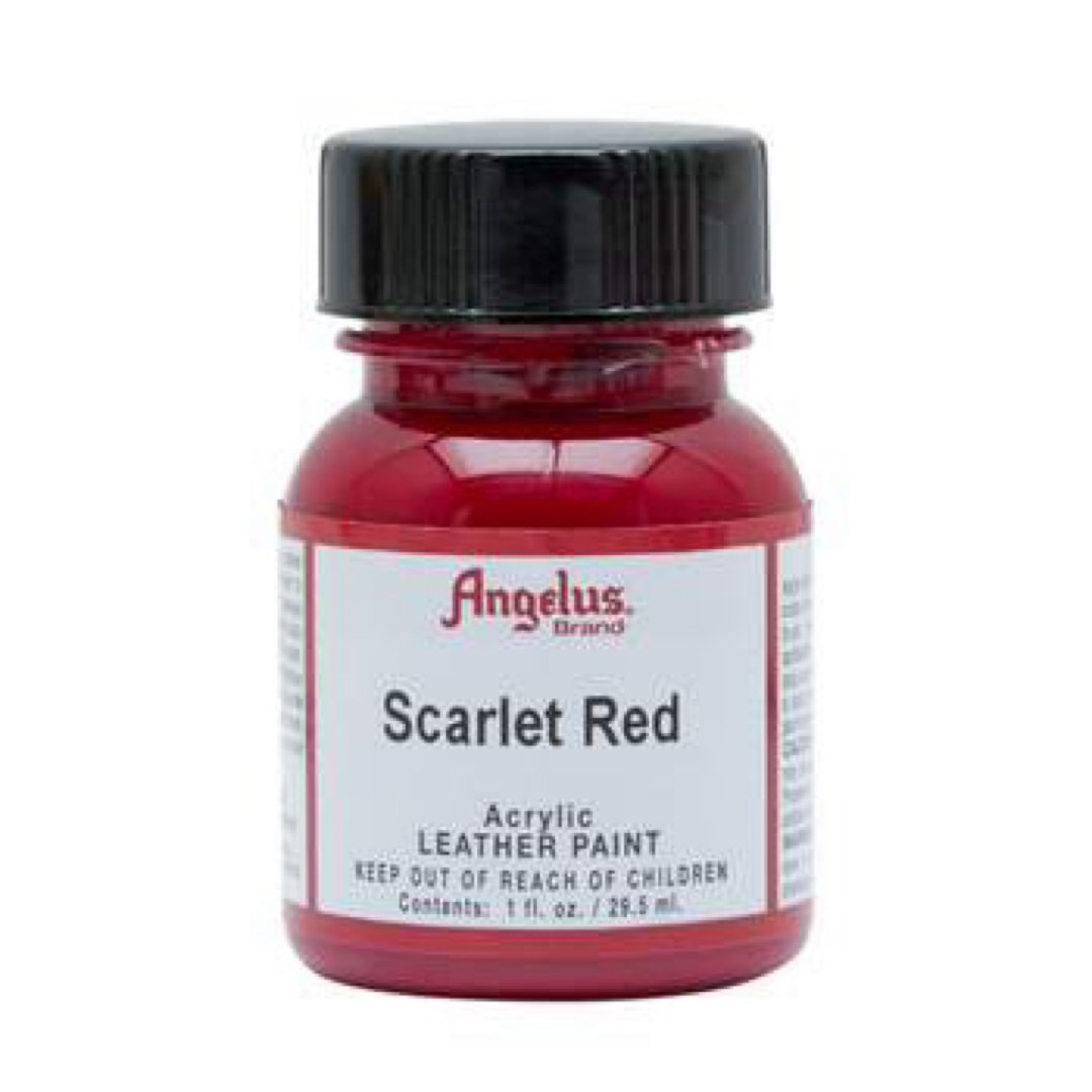 【Scarlet Red 】Angelus paint アンジェラスペイント  エンタメ/ホビーのアート用品(絵の具/ポスターカラー)の商品写真