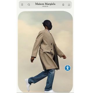 Maison Martin Margiela - 新品　名作　メゾン·マルジェラ　世界最高峰　最高級　ウール　ノーカラー　コート