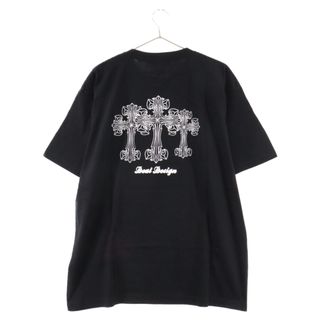 ディールデザイン(DEAL DESIGN)のDEAL DESIGN ディールデザイン バックロゴプリントTシャツ 半袖カットソー ブラック(Tシャツ/カットソー(半袖/袖なし))