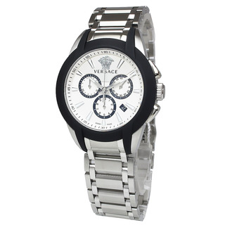 ヴェルサーチ(VERSACE)のヴェルサーチ VERSACE キャラクター クロノグラフ クオーツ 腕時計 シルバー VEM800118 箱付（新品・未使用品）(腕時計(アナログ))
