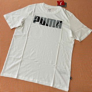 プーマ(PUMA)のPUMA プーマ メンズロゴプリントTシャツ　M(Tシャツ/カットソー(半袖/袖なし))