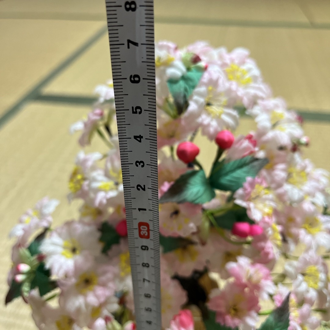 雛人形　桜橘セット ハンドメイドのぬいぐるみ/人形(人形)の商品写真