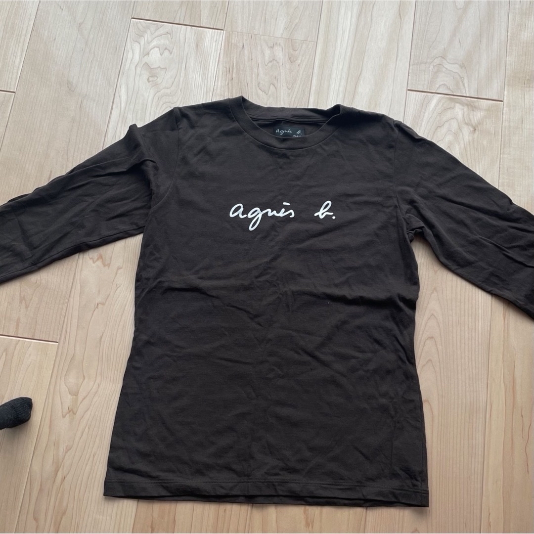 agnes b.(アニエスベー)のアニエスベー　ロンT(ブラウン) レディースのトップス(Tシャツ(長袖/七分))の商品写真