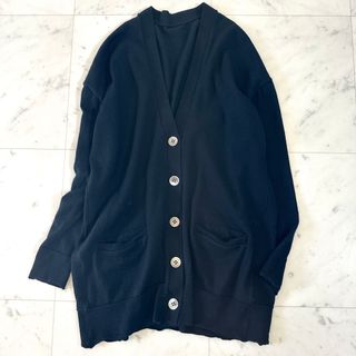 コムデギャルソンコムデギャルソン COMME des GARCONSCOMME des GARCONS  18AW  RB-N014 AD2018フロント生地切替カーディガン レディース S