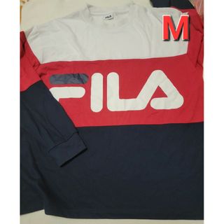 フィラ(FILA)のFILA☆長袖Tシャツ　トップス　ゆったり　だぼっとサイズ　Mサイズ　フィラ(Tシャツ(長袖/七分))