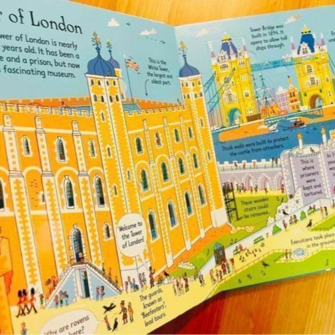 英語絵本Usborne look inside london しかけ絵本 エンタメ/ホビーの本(洋書)の商品写真