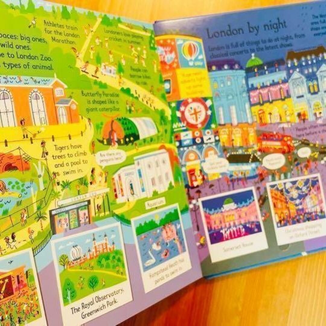 英語絵本Usborne look inside london しかけ絵本 エンタメ/ホビーの本(洋書)の商品写真