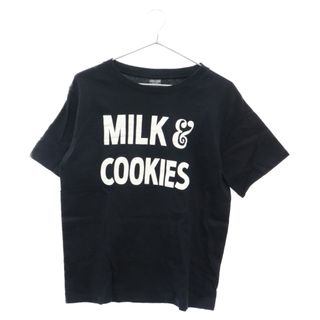 ナンバーナイン(NUMBER (N)INE)のNUMBER (N)INE ナンバーナイン 19SS 復刻モデル MILK & COOKIESロゴプリント 半袖Tシャツ ブラック(Tシャツ/カットソー(半袖/袖なし))