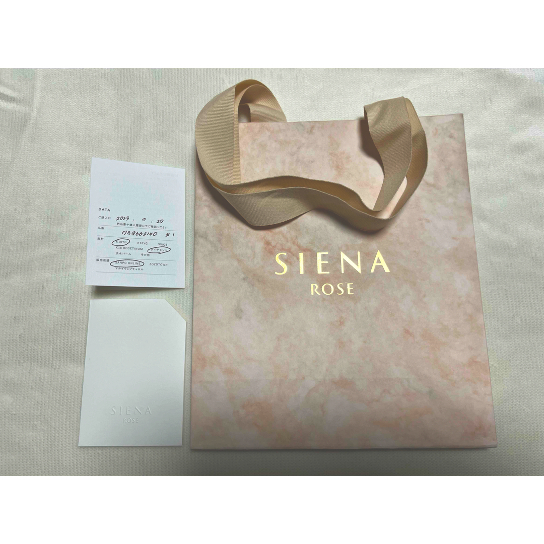 SIENA ROSE(シエナロゼ)の新品未使用　シエナロゼ　19粒ダイヤラインのリング1号 レディースのアクセサリー(リング(指輪))の商品写真