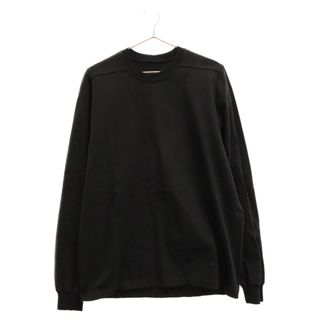 リックオウエンス(Rick Owens)のRick Owens リックオウエンス 22AW SHORT CREWNECK LS T ショートクルーネックロングスリーブTシャツ 長袖Tシャツ RU02B2277-BA(Tシャツ/カットソー(七分/長袖))