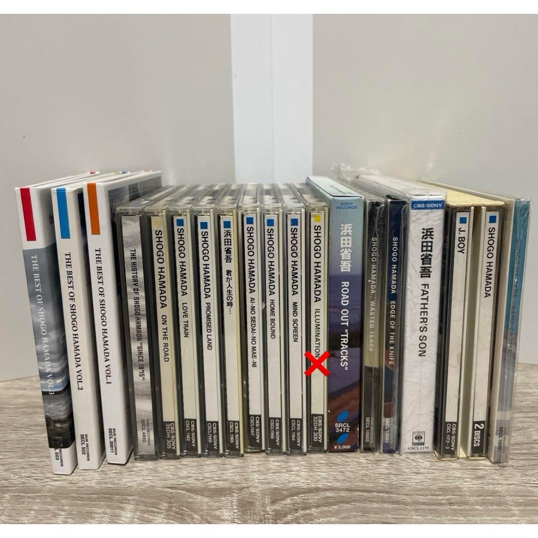 浜田省吾アルバムCD17タイトルまとめ売り エンタメ/ホビーのCD(ポップス/ロック(邦楽))の商品写真