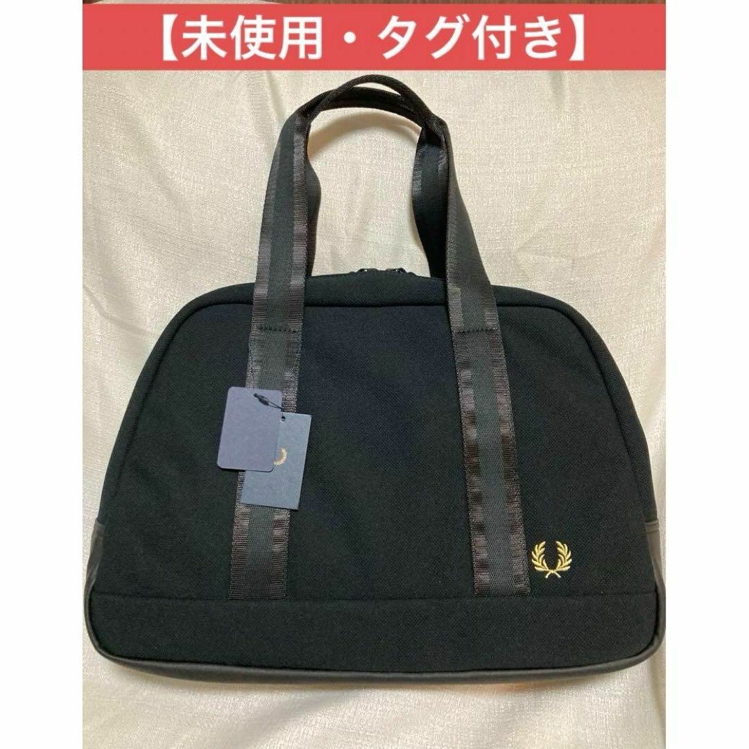 メンズタグ付き　FRED PERRY  フレッドペリー　トートバッグ　ボストンバッグ