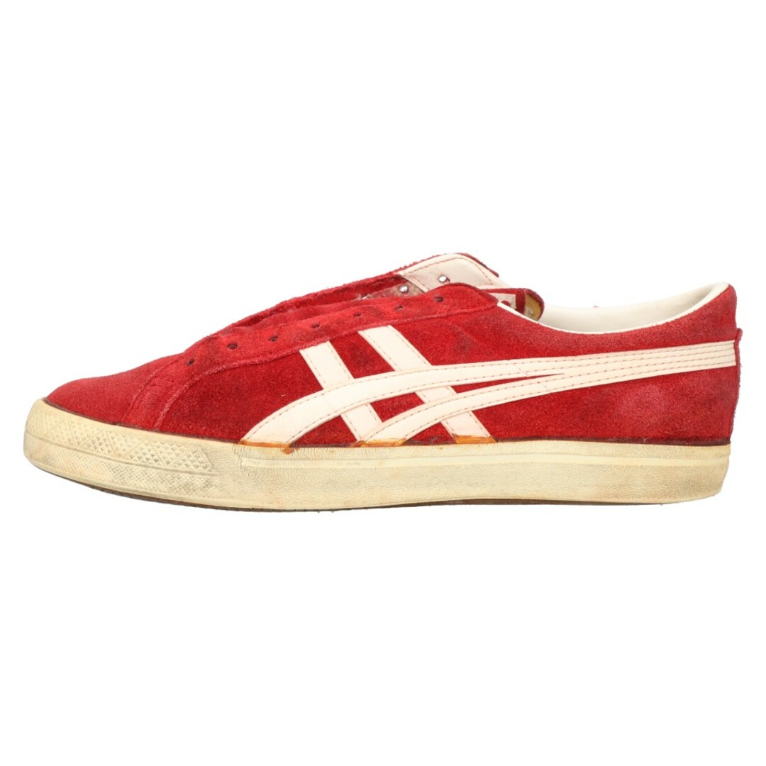 Onitsuka Tiger(オニツカタイガー)のOnitsuka Tiger オニツカタイガー 90S ファブレ バスケットボール ローカットスニーカー レッド US7 1/2/26.5cm TFW004 メンズの靴/シューズ(スニーカー)の商品写真