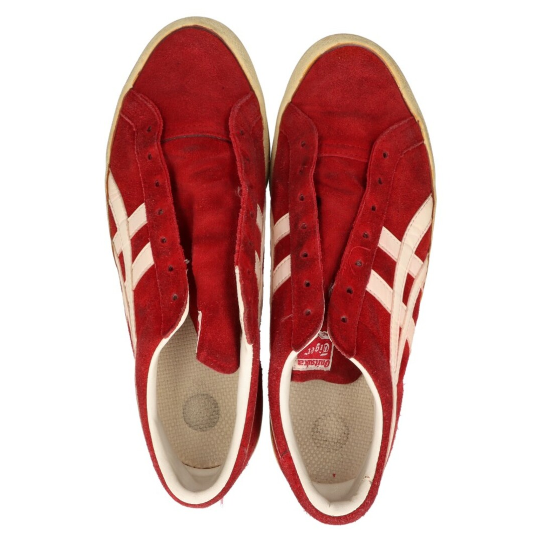 Onitsuka Tiger(オニツカタイガー)のOnitsuka Tiger オニツカタイガー 90S ファブレ バスケットボール ローカットスニーカー レッド US7 1/2/26.5cm TFW004 メンズの靴/シューズ(スニーカー)の商品写真