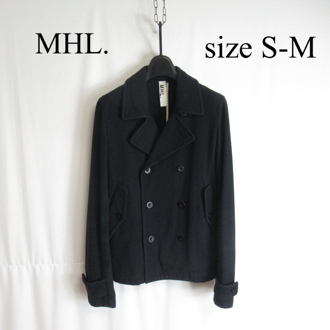MHL.(エムエイチエル)のMHL. Pコート ダブル ジャケット アウター ブルゾン アングローバル 1 レディースのジャケット/アウター(ピーコート)の商品写真